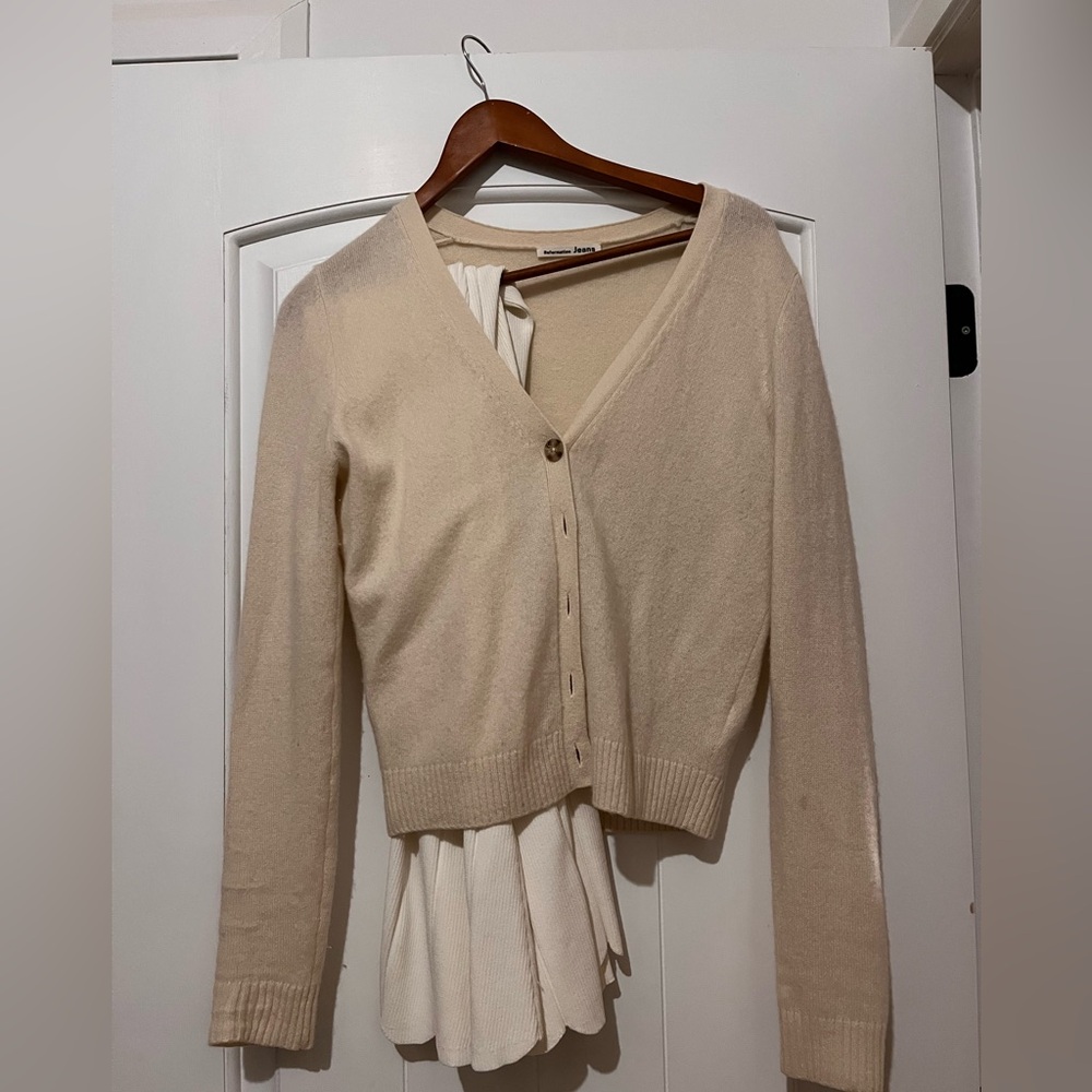 Reformation Cashmere Cardigan